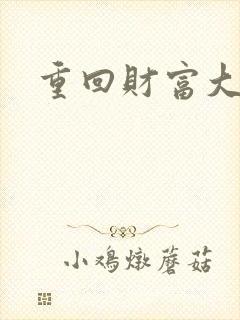 重回财富大时代