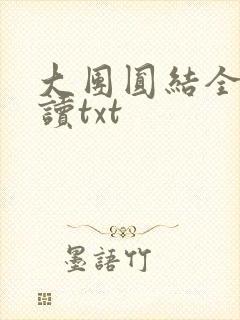 大团圆结全文阅读txt