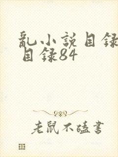 乱小说目录阅读目录84