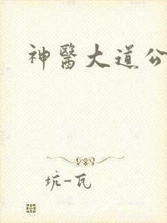 神医大道公封面