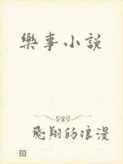 乐事小说封面
