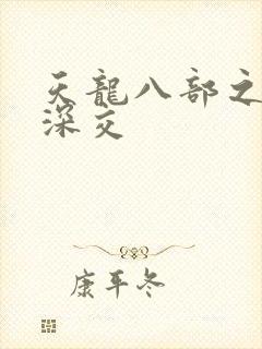 天龙八部之极乐深交封面