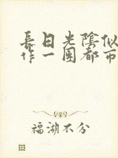 长日光阴似箭乱作一团都市言情封面