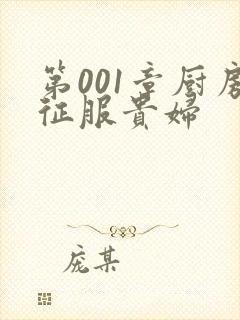 第001章厨房征服贵妇