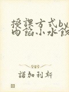 授课方式by 肉馅小水饺