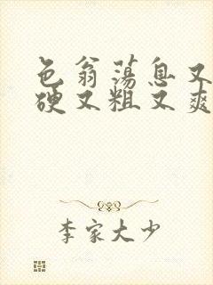 色翁荡息又大又硬又粗又爽小莹