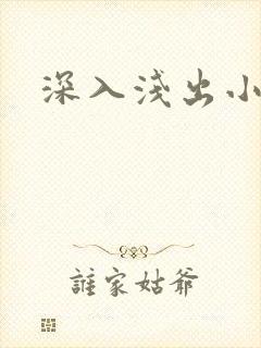 深入浅出小说封面
