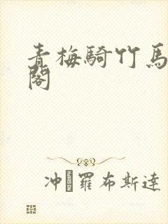 青梅骑竹马笔趣阁封面