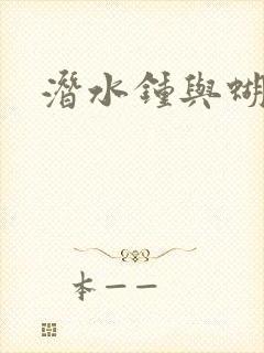 潜水钟与蝴蝶封面