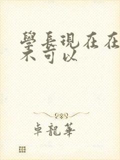 学长现在在上课不可以封面