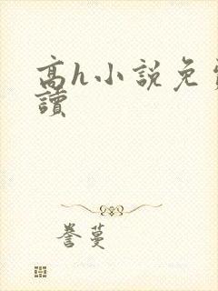 高h小说免费阅读