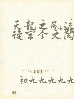 天龙之风流猎艳后宫全文阅读