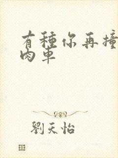 有种你再撞一下肉车