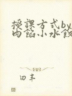 授课方式by 肉馅小水饺