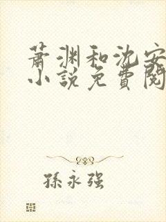 萧渊和沈安安的小说免费阅读