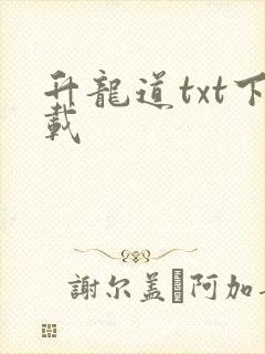 升龙道txt下载