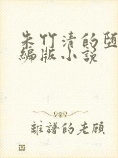 朱竹清的堕落改编版小说