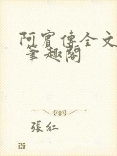 阿宾传全文阅读 笔趣阁