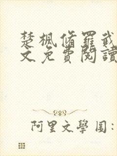 楚枫修罗武神全文免费阅读