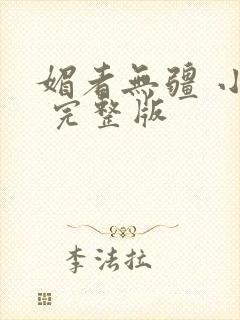 媚者无疆 小说 完整版