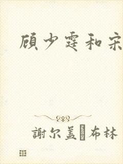 顾少霆和宋斯曼