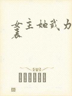 女主她武力值爆表