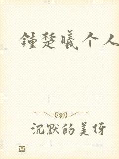 钟楚曦个人简历封面