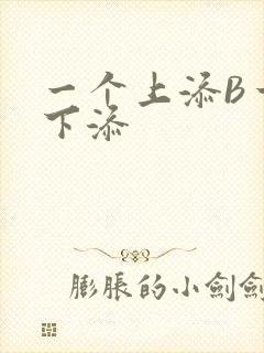 一个上添B一个下添