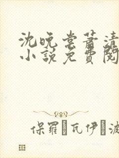 沈晚棠萧清渊的小说免费阅读