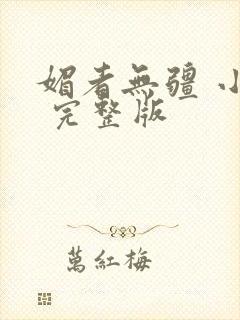 媚者无疆 小说 完整版