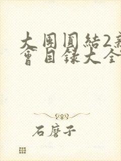 大团圆结2亲情会目录大全免费阅读封面