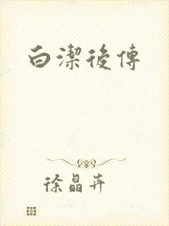 白洁后传封面