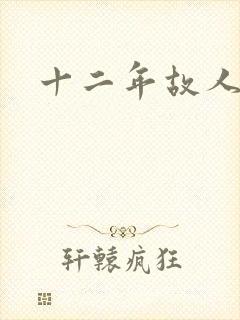 十二年故人戏