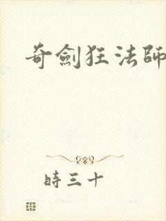 奇剑狂法师封面