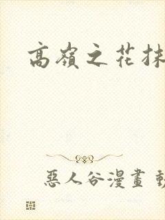 高岭之花抹布封面