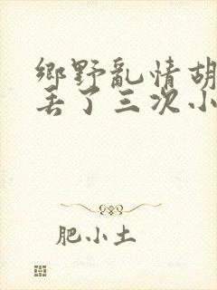 乡野乱情胡秀英丢了三次小说