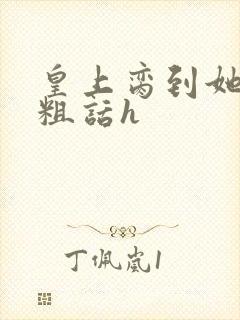 皇上脔到她哭h粗话h封面