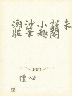 潮沙小说未删减版笔趣阁