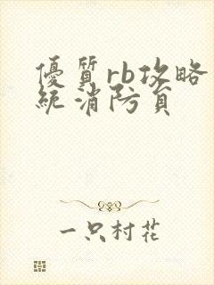 优质rb攻略系统消防员封面