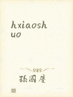 hxiaoshuo封面