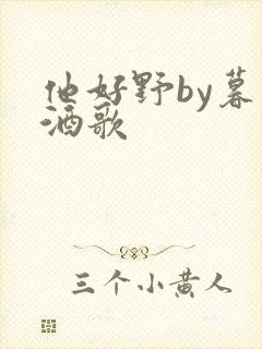 他好野by暮色酒歌