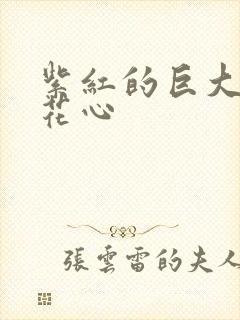 紫红的巨大顶开花心封面