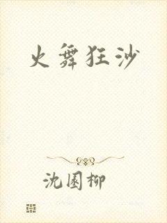 火舞狂沙封面