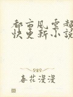 都市风云超前超快更新小说