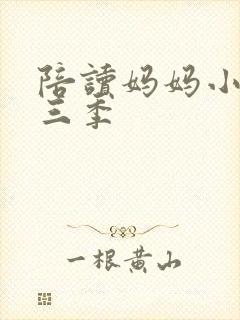 陪读妈妈小说第三季