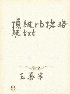 顶级rb攻略系统txt