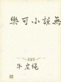 乐可小说无删减封面