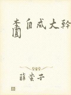 李自成大干陈圆圆封面