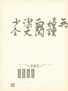 少洁白妇无删减全文阅读