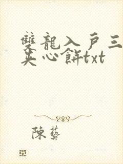 双龙入户三人行夹心饼txt